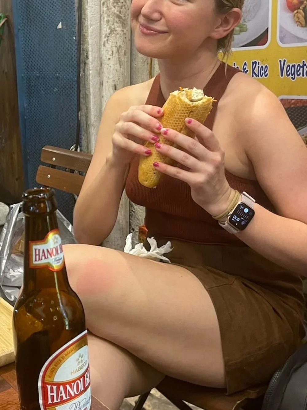 Madewell Ribbed Racerback Tank in Rust - Picture 4 of 4